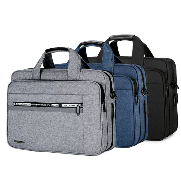 Cross-border spot wholesale simple fashion computer bag shoulder portable men's and women's 15 notebook gift ordering exhibition bag