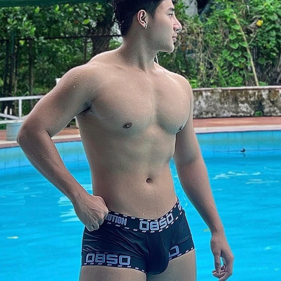 【買家秀系列】男士四角褲U凸設計塑身透氣性感青年平角褲BS3104