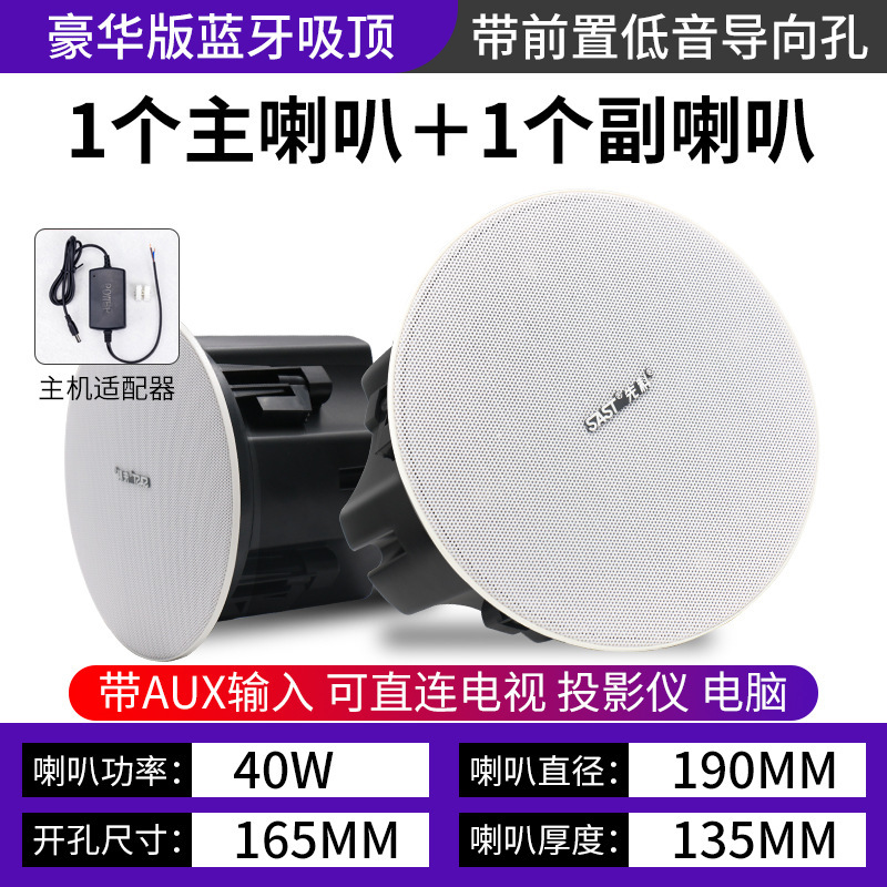 Xianke ワイヤレス Bluetooth 天井スピーカー 天井スピーカー 埋め込みスピーカー ショップ レストラン 商業用|undefined