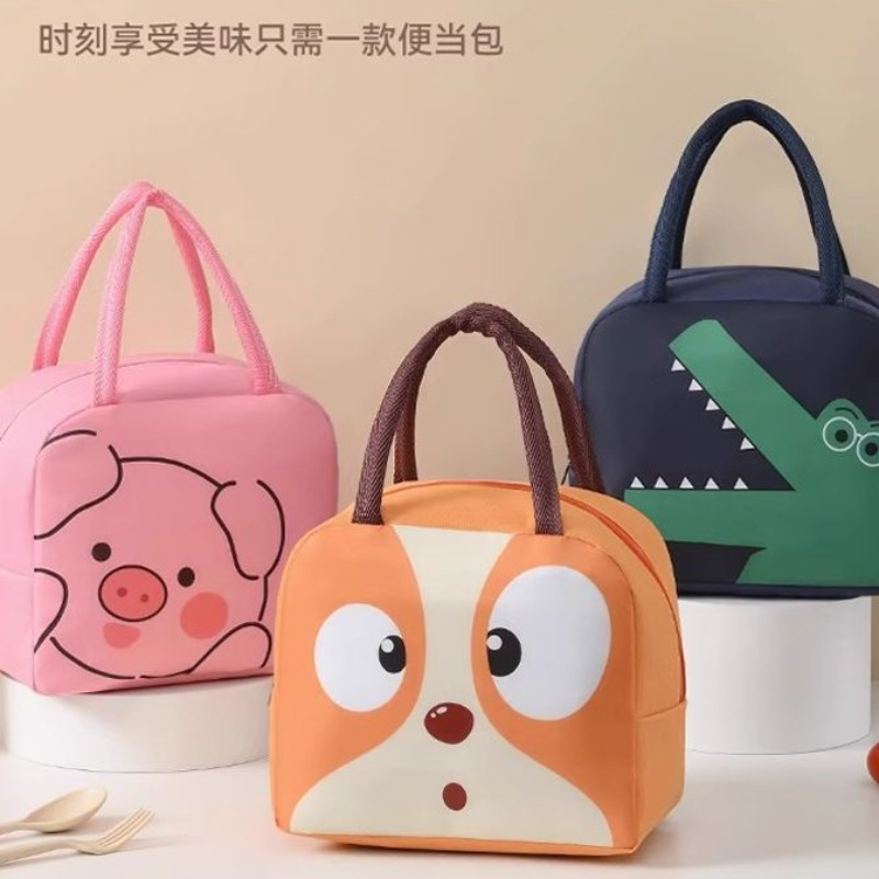 学生や会社員向けのランチバッグ付き、かわいい漫画のランチバッグ、ポータブル断熱ランチボックス、ランチボックスバッグH|undefined