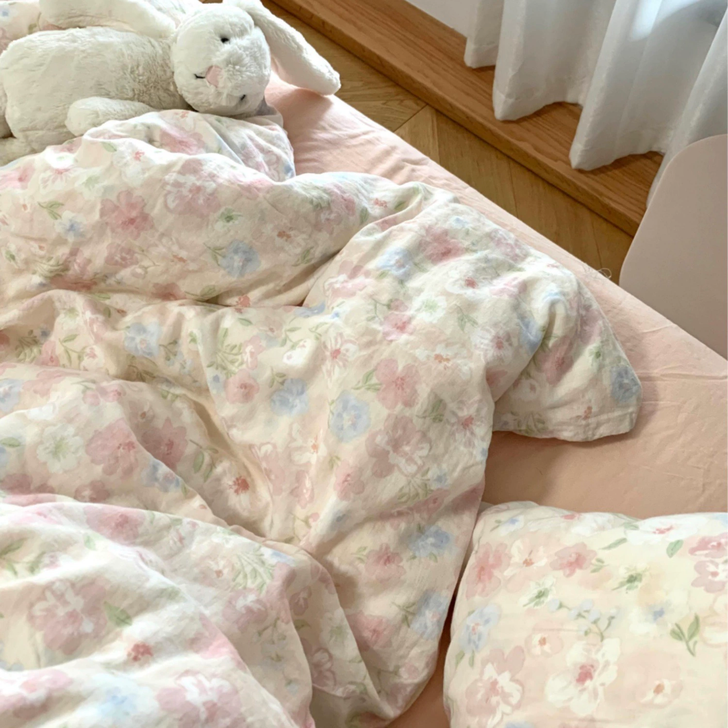Cotton double-layer gauze fresh duvet cover