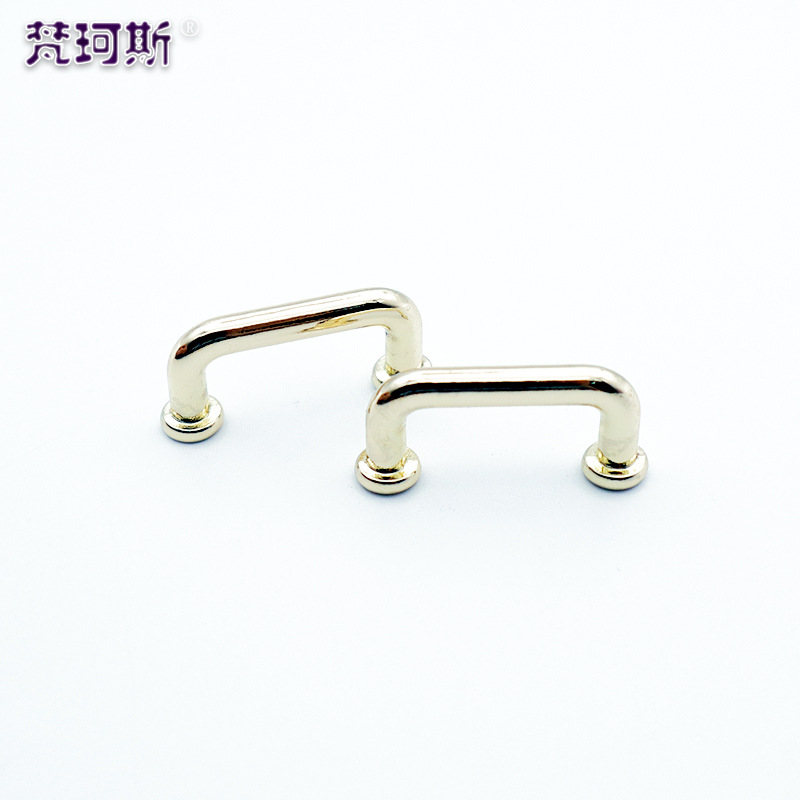 Suministro directo de fábrica accesorios de hardware de equipaje puente de arco caja de regalo puente de arco hebilla decorativa puente de arco base de la manija