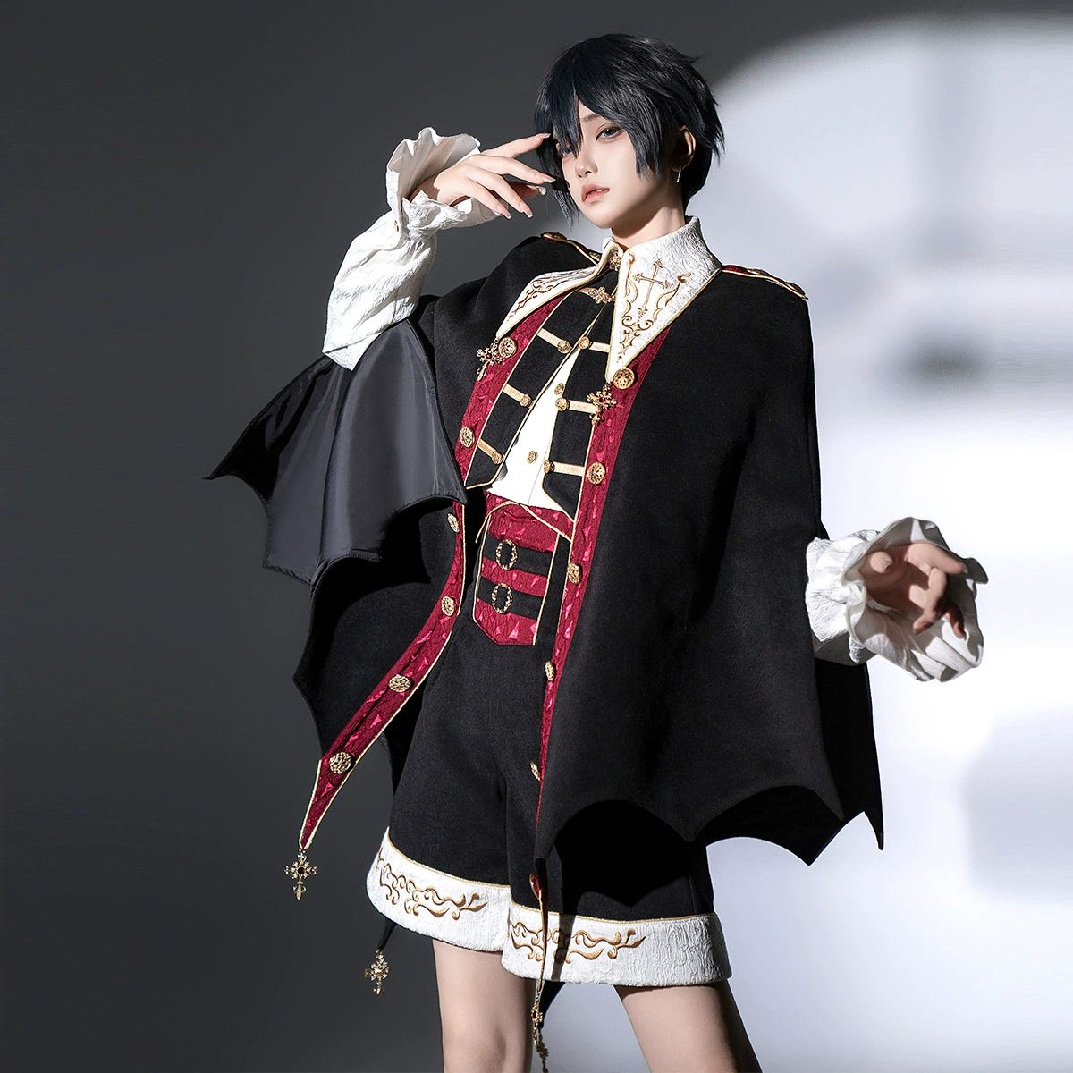 Костюм Xiong Doujiang Original Blood Clan: Лолита-девушка, куртка, рубашка, брюки, повседневный милый наряд 7179