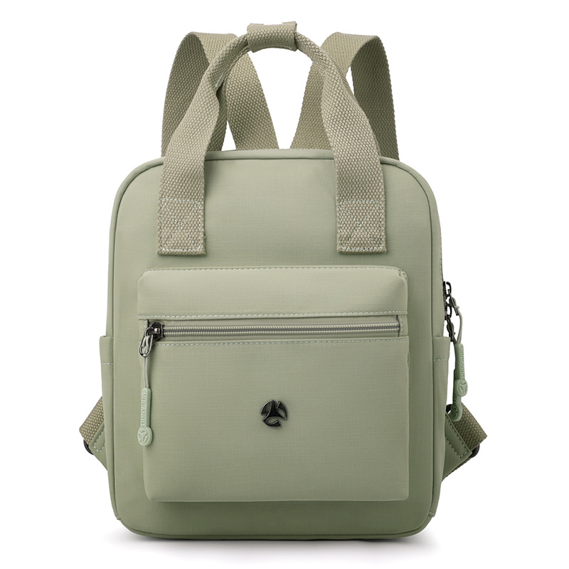 2025 primavera y verano nuevas señoras moda tendencia mochila mochila simple de gran capacidad bolso de viaje al aire libre