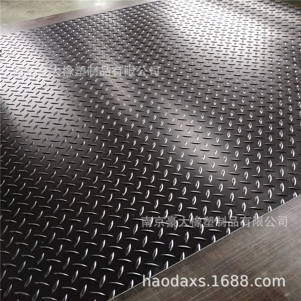 灰色钢板纹防滑橡胶板 防滑橡胶垫 绝缘耐磨防滑橡胶垫