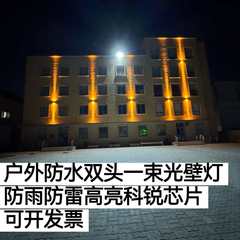 屋外の壁の明かりの防水のオフィスビルの別荘のホテルの外壁の庭の上下の発光の双頭の1束の光のスポットライト
