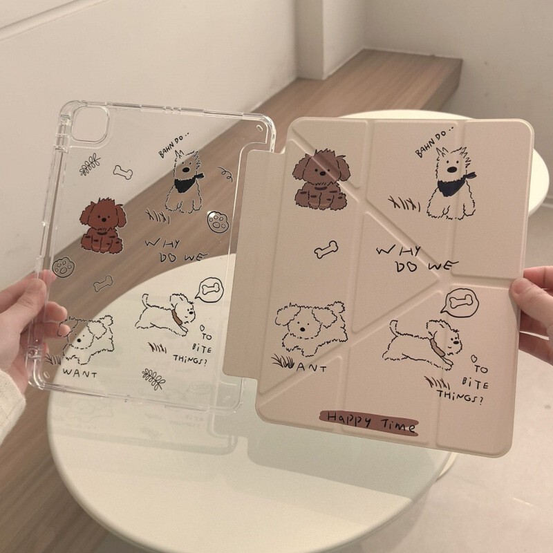 Cute Animal iPad Protective Case Air6/Pro11 Inch 3+Y Type Apple 10Th Generation Magnetic 9 with Pen Slot 10.2inch