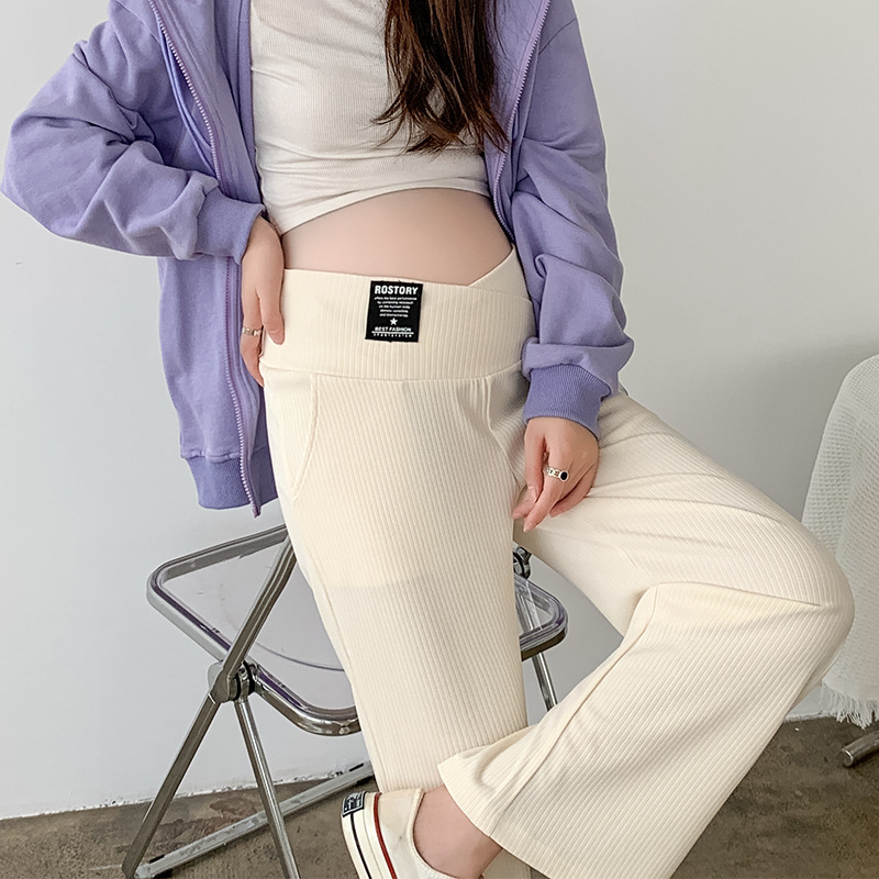 孕妇裤低腰阔腿裤新款春秋款裤子秋季孕妇直筒裤外穿裤秋装