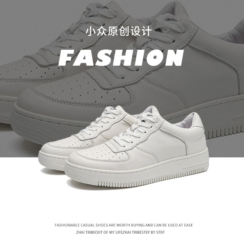 Новые уличные кроссовки в гонконгском стиле для активного отдыха, модные повседневные кроссовки для пар из натуральной кожи (первый слой), для кемпинга