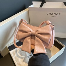 蝴蝶结腋下包2023新款时尚洋气高级质感休闲手拎单肩腋下斜挎bags