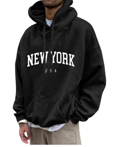 Mens Printed Oversized Hoodie Long Sleeve Casual Pullover Fashion_voghion.com