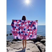 沙滩巾速干运动浴巾男女吸水巾儿童浴袍超大尺寸游泳温泉可定制