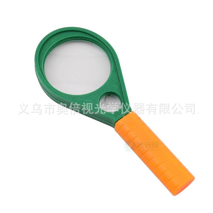 50 мм ручной лупа двойной свет стеклянные линзы ручной ракетки увеличительное стекло