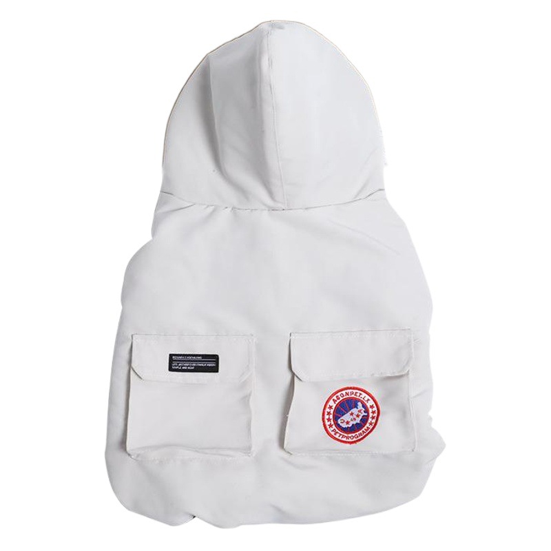 Chaqueta acolchada de algodón de cubo francés Chaleco de algodón engrosado perro Otoño e Invierno chaqueta cálida Corgi PUG mascota chaqueta acolchada de algodón parka