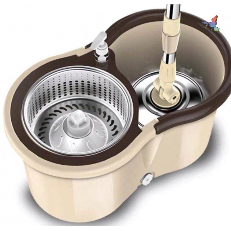 Hotel Mop, Restaurant, Commercial Mop Bucket, Single Bucket Rotating Mop, Universal Household Washing Thickeneded Large Bucket