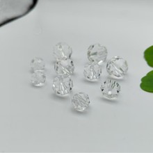 星泰水晶玻璃散珠饰品灯饰配件切面珠汽车挂件吊坠配件32面地球珠