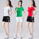 New Summer Group Square Dance Fashion Sports Short-sleeved Shorts suit Aerobics Dancing Clothes Ghost Step Dance Clothing