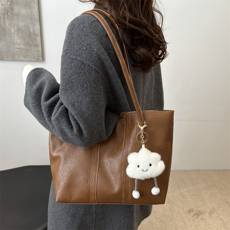 2024 invierno de alta calidad sensación de gran capacidad bolso de moda de mujer de viaje bolso de hombro casual versátil bolso de brazo de mujer