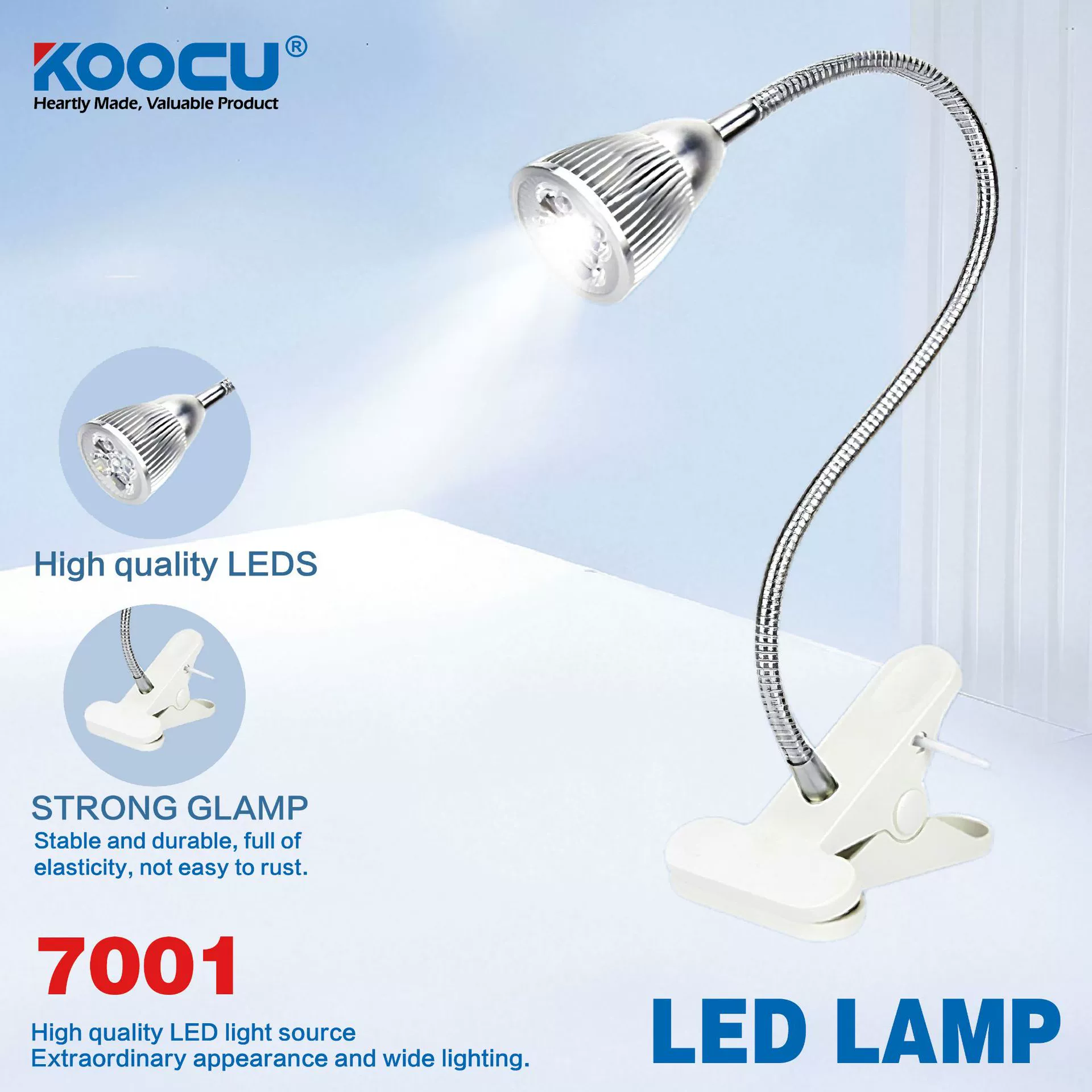 Настольная лампа, светодиодная лампа, повседневная, креативная, с зажимом для спальни, прикроватная тумбочка, маленькая настольная лампа, металлический зажим для шланга, настольная лампа