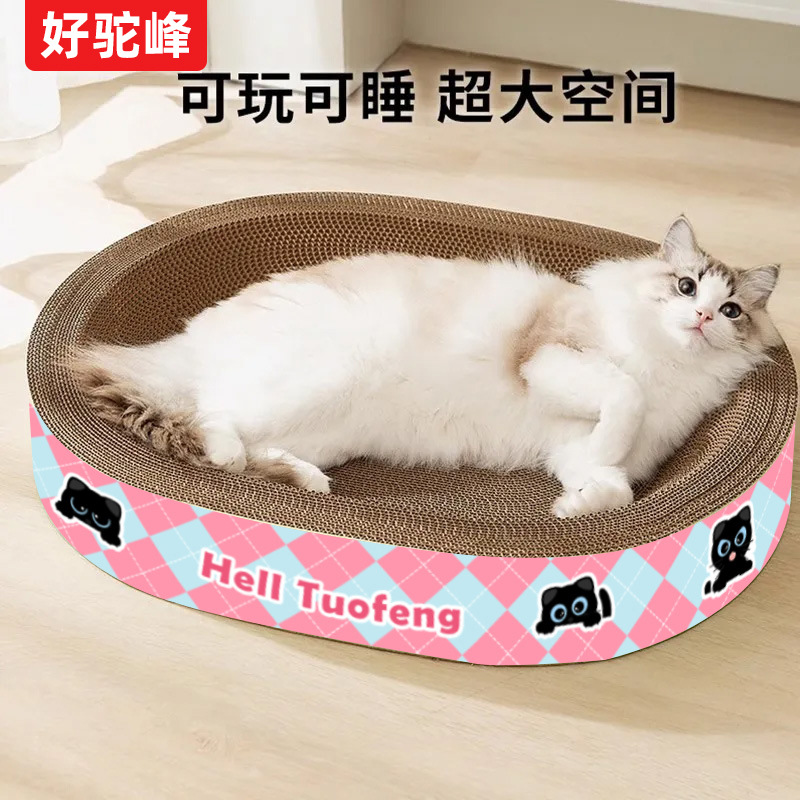 핑크색 넓은 가장자리 타원형