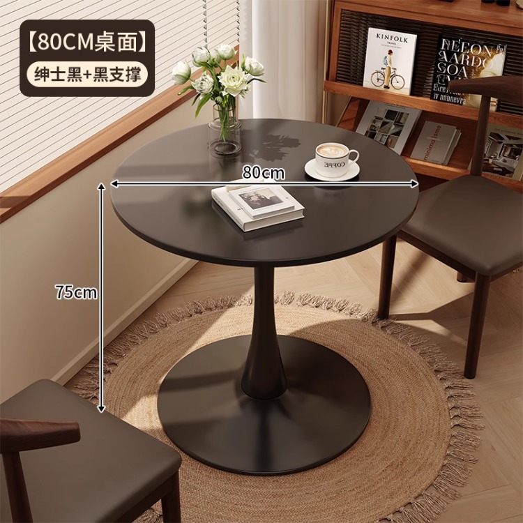 Mesa de centro, mesa de negociación de ocio, combinación de mesa y silla, sala de estar, mesa lateral para el hogar, mesa de café, balcón simple de tulipanes, mesa redonda pequeña