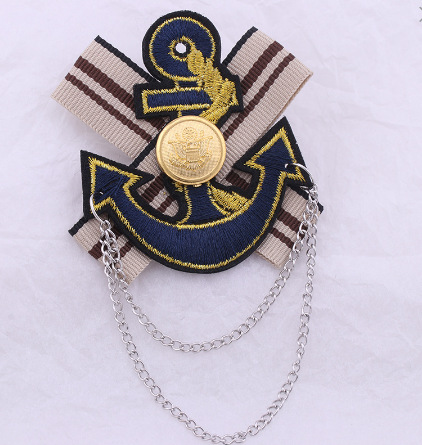 韓国版新型ファッション韓国男女学院風流蘇肩章スーツブローチバッジ勲章アクセサリー卸売り