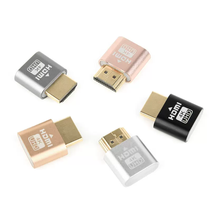 hdmi虚拟显示器远程挂机3060显卡负载转换器指定分辨率EDID锁屏宝