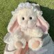 Lillian ear drop rabbit rabbit Diy handmade original homemade joint doll material bag fabric doll rabbit gift