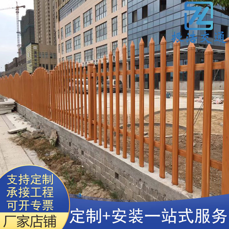 pvc电力绝缘变压器塑钢围栏小区pvc围挡幼儿园隔离庭院围墙护栏