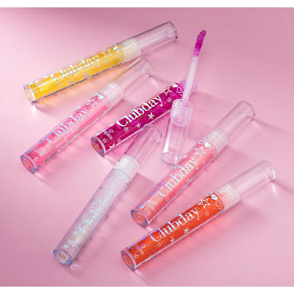 17g Weight Lip Gloss Type Of Cosmetics Liquid Material Multicolor Pattern Casual, Elegant, Glam Style Casual Elegant Glam Multicolor Liquid Lip Gloss 19