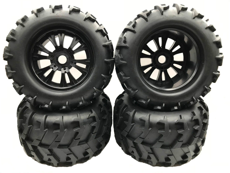 1:8 Large Foot Tire 150mm Pit Truck Tire 1/8 Off-road Vehicle Modified Big Truck Special 17mm Connector