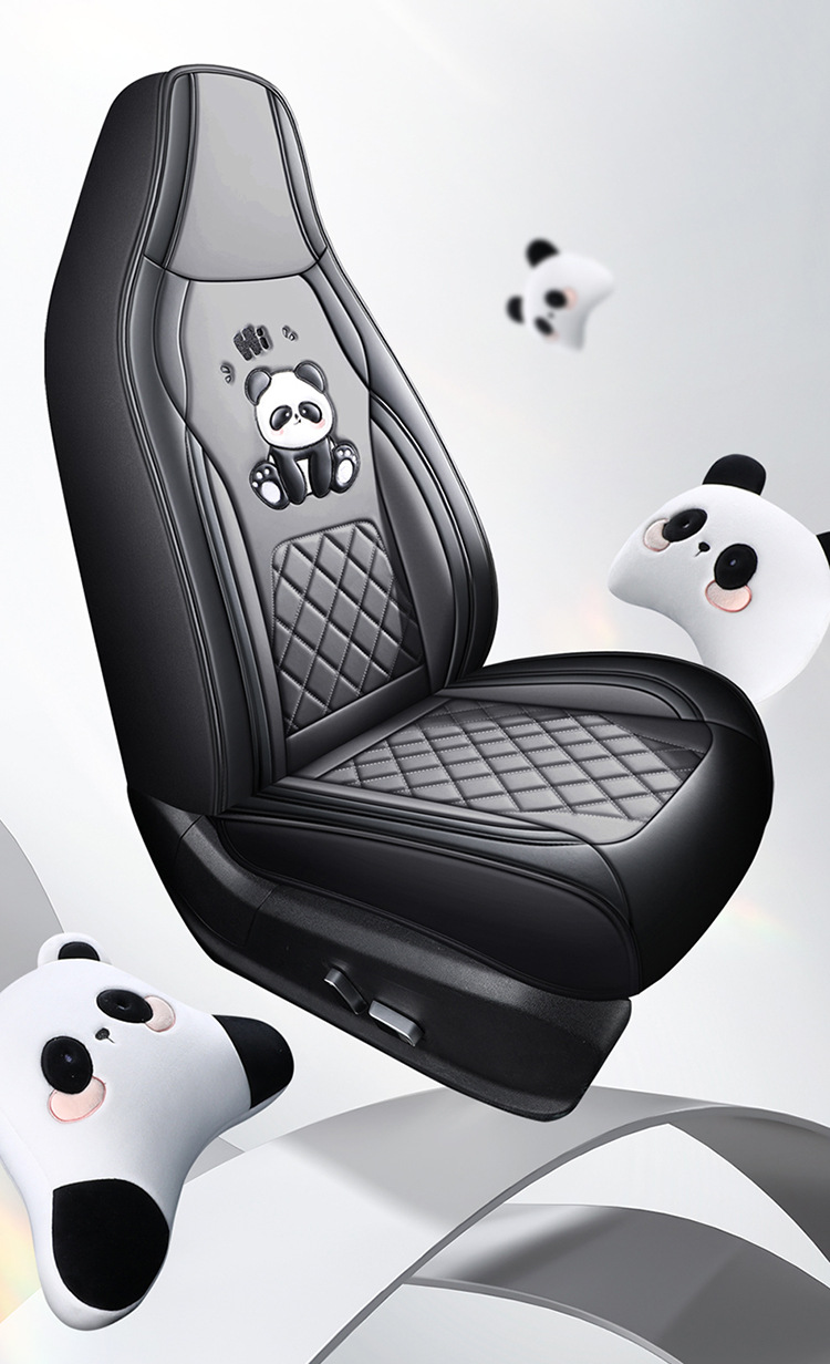 New Cartoon Car Seat Cover, All-Inclusive, All-Season, Full Leather Seat Cushion, Special for Spring and Summer Car Seat Cushion and Seat Cover