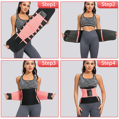 Neoprene sports girdle, shaping and shaping belt, women's abdominal control tool, postpartum body shaping girdle