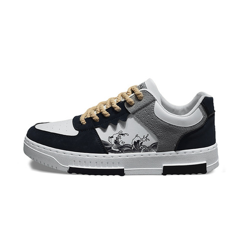Men's Summer New Student Breathable Canvas Shoes Korean Style Trendy Matchable Casual Platform Shoes with Thick Sole Trendy Shoes