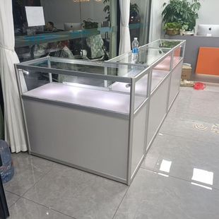 Jewelry Counter Display Cabinet Jewelry Mobile Phone Counter Glass Display Cabinet Product Jewelry Display Cabinet Shelf Tobacco and Wine Cabinet
