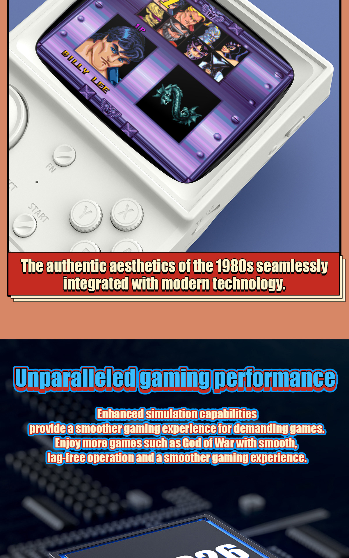 2025 Nuova console portatile R36T compatibile con WiFi, stile retrò arcade, per due giocatori online._voghion.com