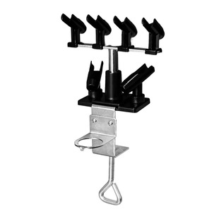 Model Air Pump Coloring Metal Spray Pen Holder Pen Stand Pen Table Clamp Type 6 Pen Holder Rotation Angle Transformation