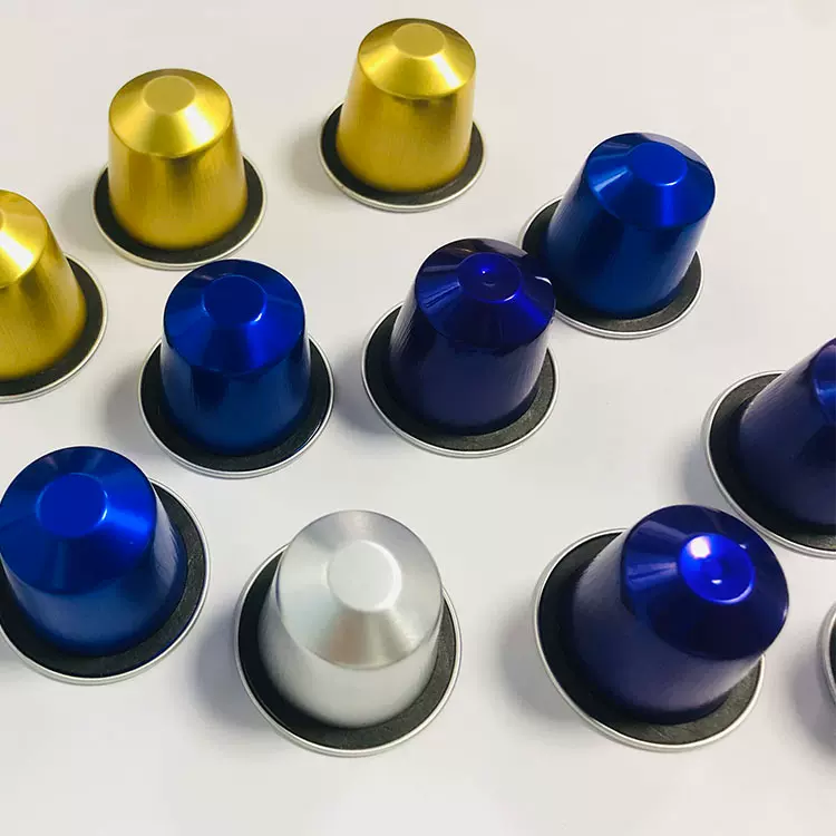 咖啡浓缩液胶囊杯一次性铝箔可食用胶囊杯带纸垫工厂直销即饮便携