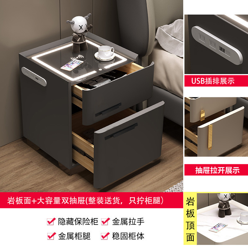 다크그레이 스마트 서랍모델 [금고 제외] - 가로 40*세로 40*높이 45cm