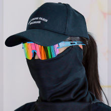 滑雪护脸面罩冬季户外保暖防风防寒护耳头套速干型瘦脸加绒脖套