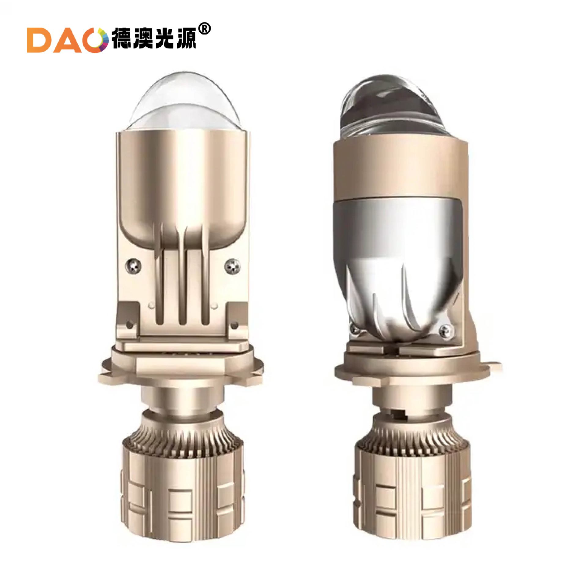 Suministro directo de fábrica de luces LED para automóviles A82, luces para automóviles con lentes bifocales, faros para automóviles, H4 viene con faros de matriz láser