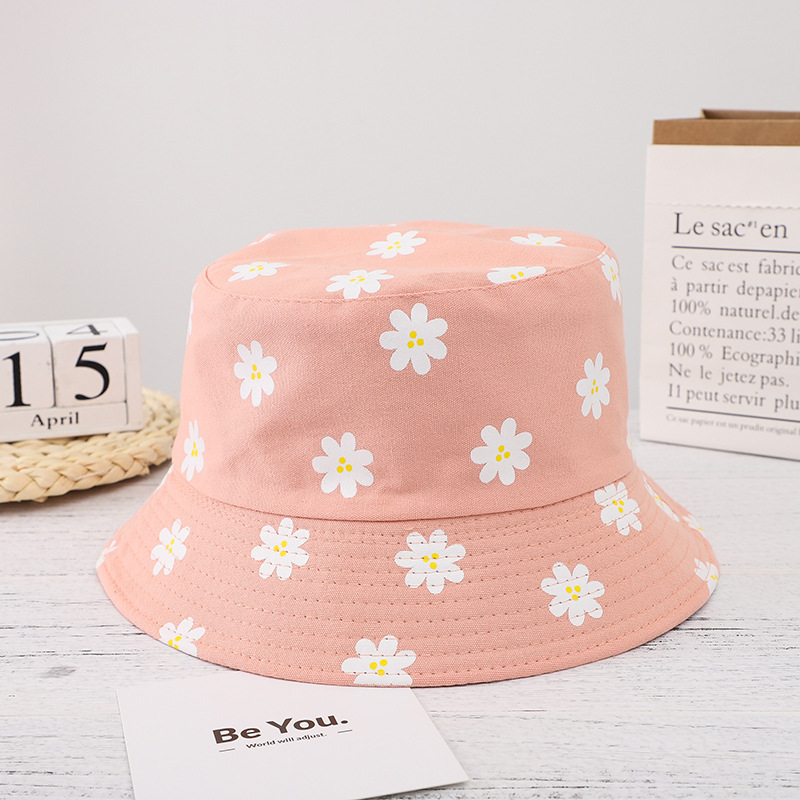Unisex Casual Flower Wide Eaves Bucket Hat display picture 5