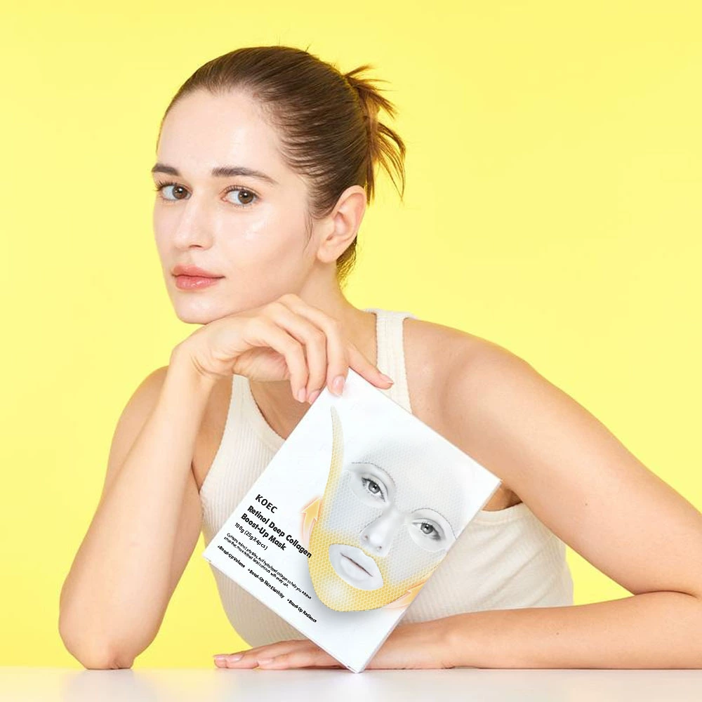 Hydrogel Lifting Mask KOEC Retinol Deep Collagen, 4‑pack, Sculpting & Elasticity Boost