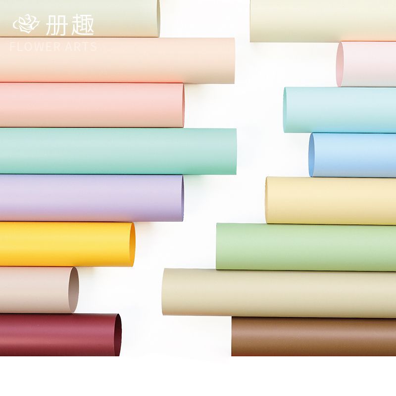 Papel de Empaque Estilo Coreano para Flores de Papel OPP Impermeable para Manualidades DIY