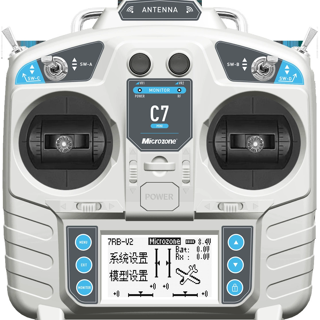Remote control, receiver with fixed wing, new collection, 4G, car and boat