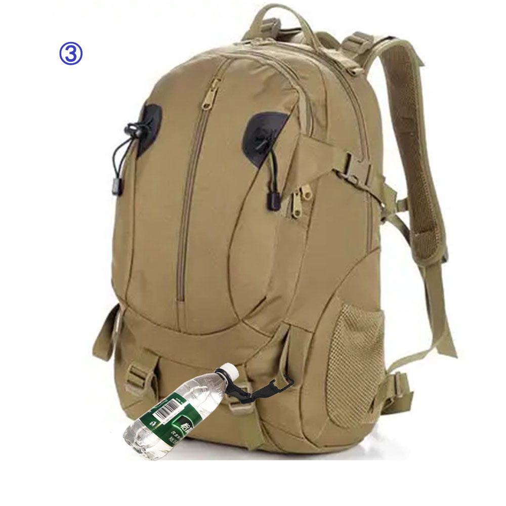 Táctico al aire libre nailon en forma de calabaza botella de agua con hebilla colgante de cinta mosquetón portátil gancho de botella de agua clip de botella rectangular