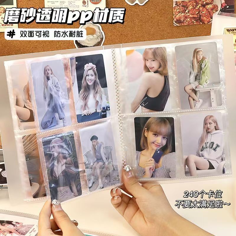 3寸相册本明信片追星小卡影集收纳册照片四九宫格识字卡收集纪念