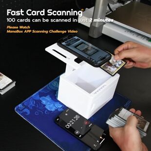 跨境新品 Card Scanner 卡扫描仪手机支架3D打印卡牌扫描器摆件-阿里巴巴