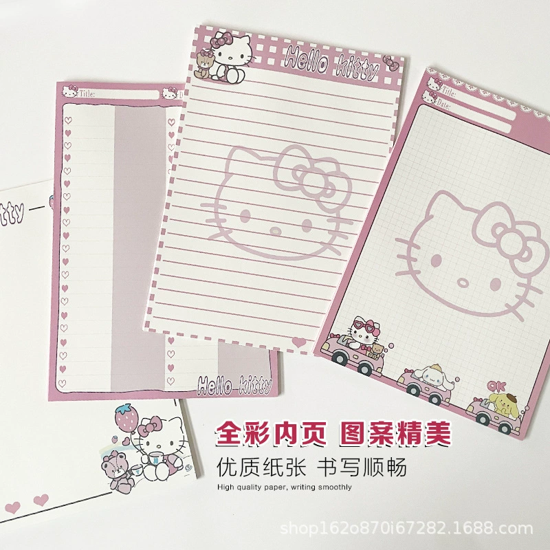 Hello Kitty, качественная мультяшная тетрадь для младших школьников