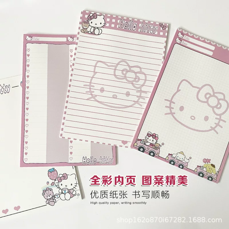 Hello Kitty, качественная мультяшная тетрадь для младших школьников